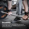 IFAST Weight Lifting Grips with Wrist Straps - Weightlifting Hooks, Non-Slip Cowhide Padded Workout Gloves for Men and Women Deadlift, Pull Up, Rows,