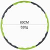 Ergonomic Hula Hoop 8 Section Detachable Design with Wave-Shaped Fitness Exercise Hula Hoop