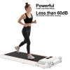 FYC Under Desk Treadmill 2.5HP Slim Walking Treadmill 265LBS - Electric Treadmill with APP Bluetooth Remote Control LED Display, Running Walking Joggi