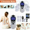 Electric Tens Unit Machine Pulse Massager Muscle Stimulator Therapy Pain Relief Digital Massage Electric Meridian Full Body Mass