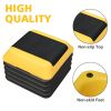 Height-Adjustable Step Aerobics Platform Fitness Equipment Stepper Trainer Exercise Step Platform with 4 Riser Yellow