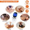 Electric Muscle Stimulator Dual Channels Pulse Massager Pain Relief Therapy Tens Device with Electrode Pads Wires