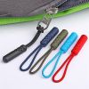 10pcs Zippers Pull Puller End Fit Rope Tag Replacement Clip Broken Buckle Fixer Suitcase Tent Backpack Zipper Cord