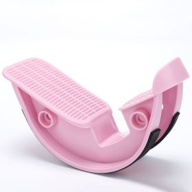 1pc Foot Rocker Stretching Balance Board For Legs Muscle; Home Fitness Accessories (Color: PINK)