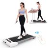 Walking Pad Treadmill Under Desk,Portable Mini Treadmill 265 lbs Capacity with Remote Control,Installation-Free Jogging Machine for Home/Office,Blueto