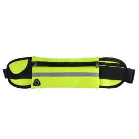 Velocity Water-Resistant Sports Running Belt and Fanny Pack for Outdoor Sports (Color: YELLOW)