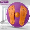 Twister Board Waist Twister: Reduce Puffiness & Massage Feet with Plum Blossom Shaped Outdoor/Indoor Fitness Equipment!