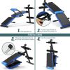 Multi-Position Adjustable Strength Training Bench for Home Gym